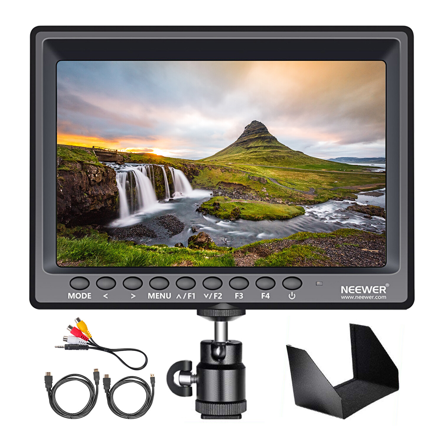 Neewer F100 7-inch 1280×800 IPS Camera Field Monitor with 1 Mini HDMI Cable