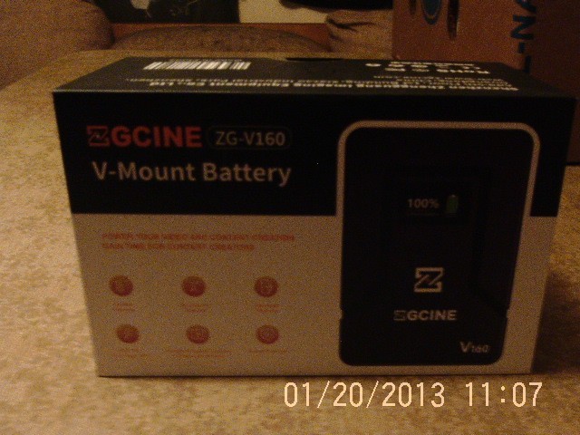 ZGCINE ZG-V160 V-Mount Battery 14.8V 9600mAh V-Lock Rechargeable Li-ion Battery