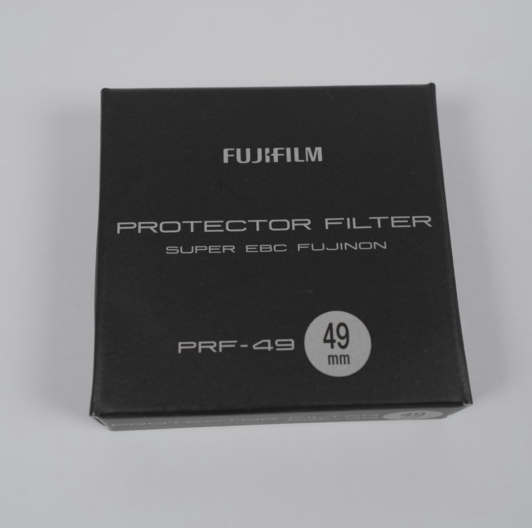 Fujifilm PRF-49 49mm Protector Filter Black Super EBC Fujinon w/ Case Box