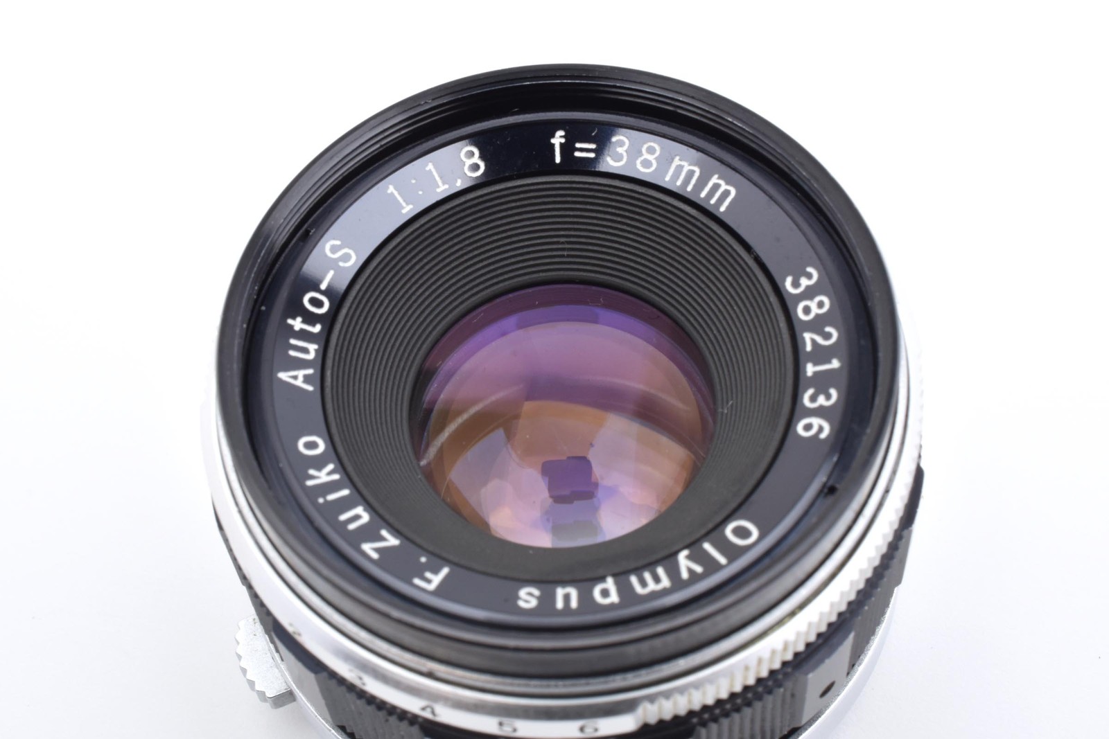 Olympus F.Zuiko Auto-S 38mm f/1.8 MF Lens for Pen F FT FV [MINT] From JAPAN