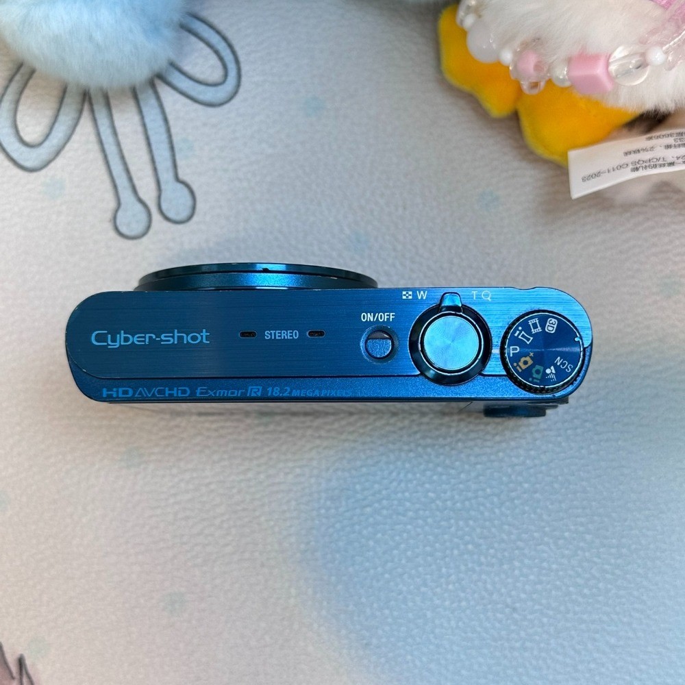SONY Cyber-Shot DSC-WX300 Digital Camera 18.2MP 20x Optical Zoom AF Lock Blue