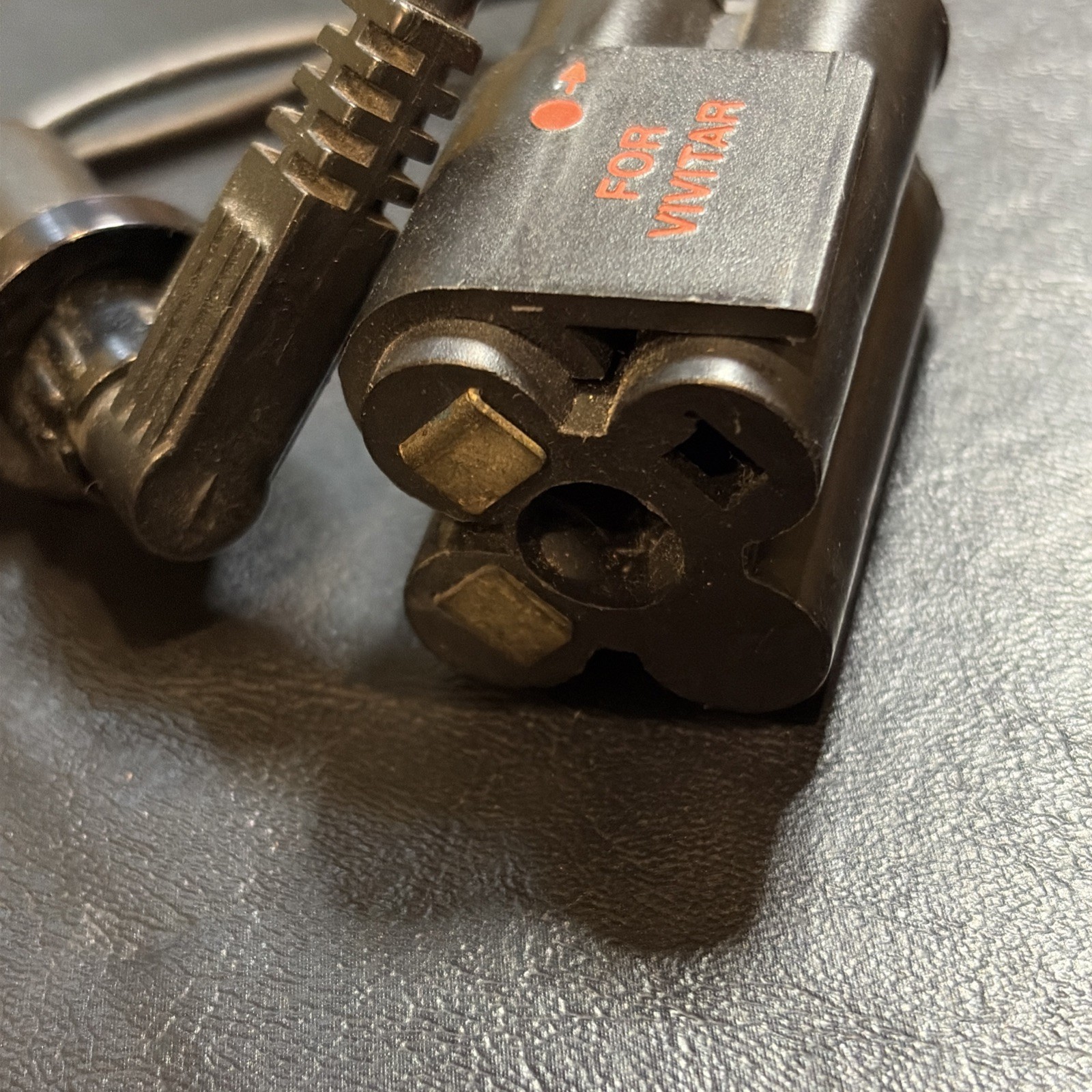 Cord From Vivitar Flash To Quantum External Power Supply. See Picture.