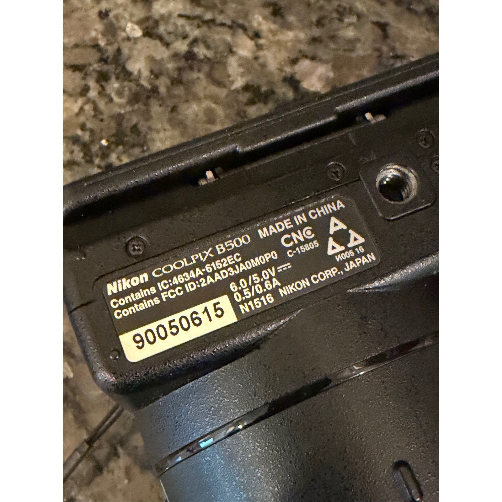 Nikon Coolpix B500 Black Digital Camera 40x Optical Zoom For Parts or Repair