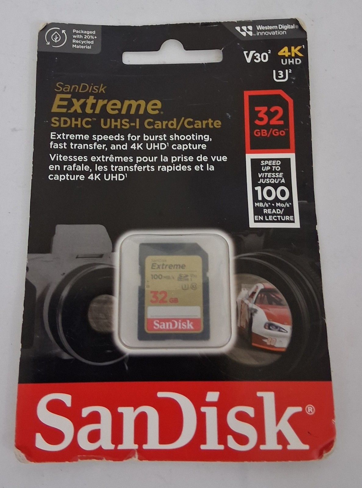 Sandisk SD Extreme 32GB Memory Card for Nikon Canon Sony Brand-NEW Sealed