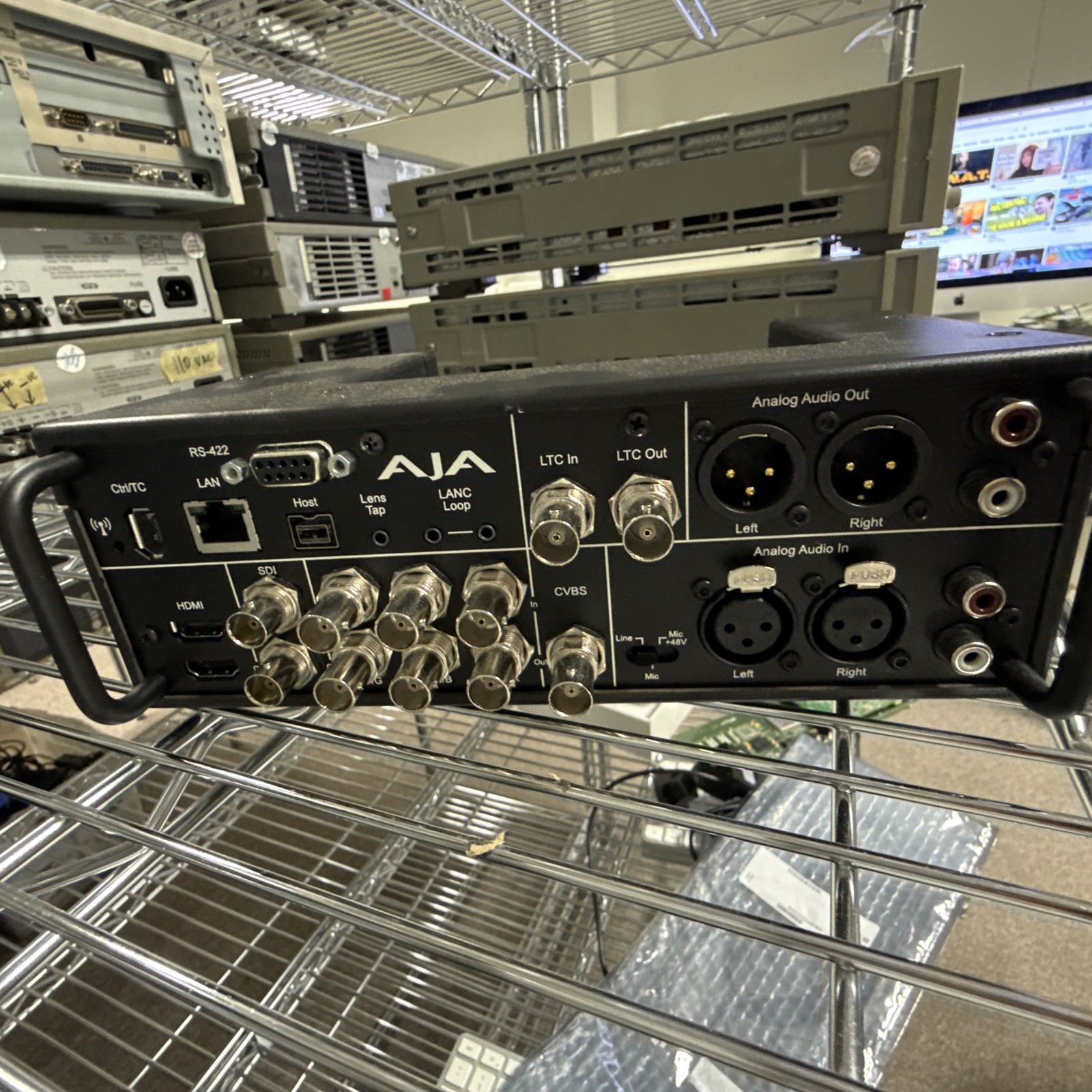 AJA Ki Pro HD/SD Video Recorder and Player With AC Power Adapter
