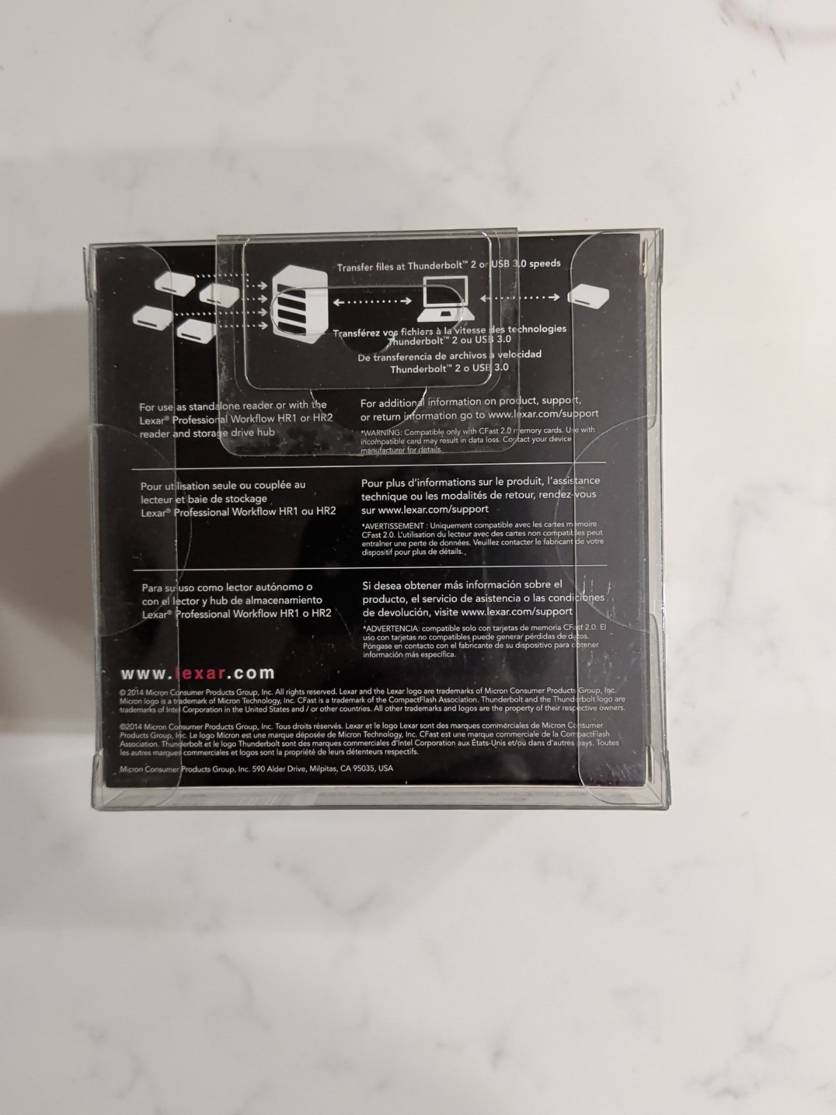 Lexar Workflow CR2 CFast Card Reader