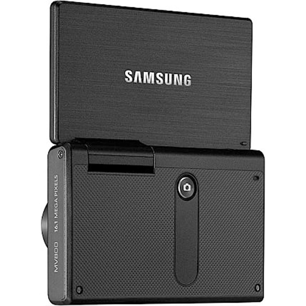 Samsung MV800 Digital Camera 16.1MP 5X Optical Zoom Selfie Flip-out Vlog Black