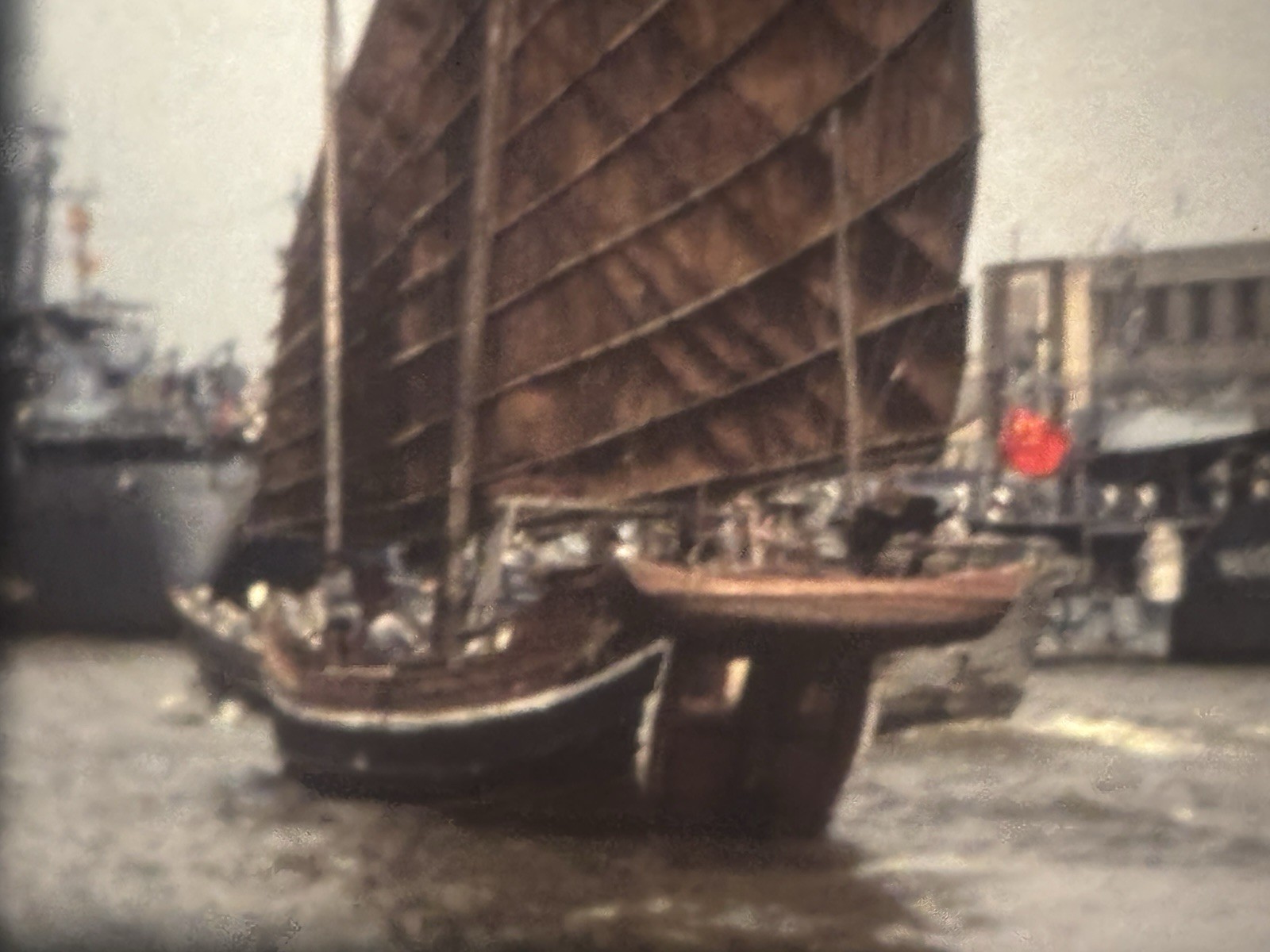 China Shanghai Harbor Ships Boats Super 8mm Film Home Movie Reel