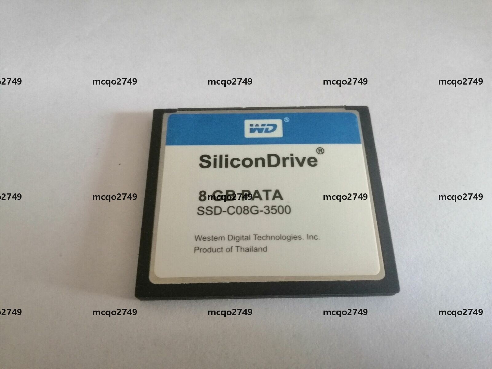 WD CF SSD-C08G-3500 SiliconDrive CF 8GB Compact Flash PATA SSD