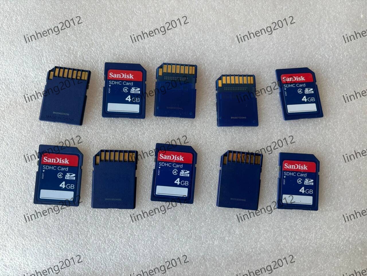 10PCS SANDISK SD SDHC 4GB Memory card