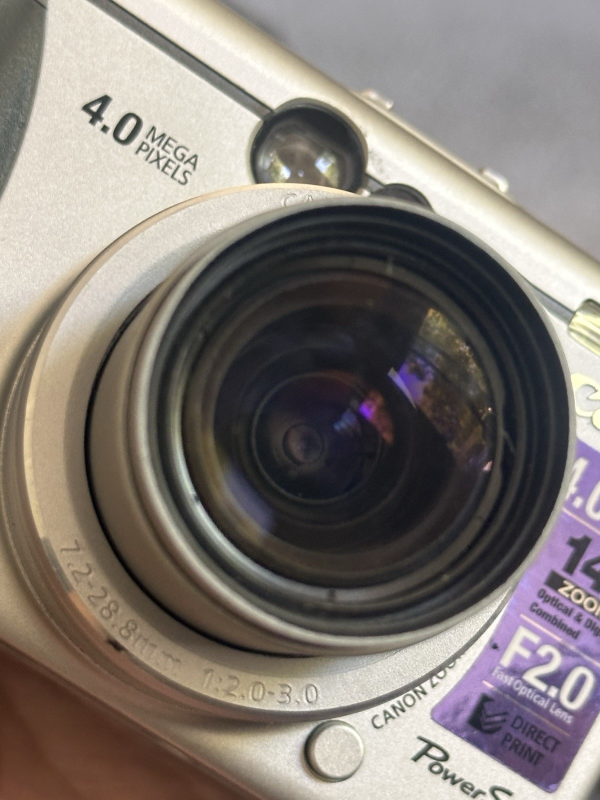 Canon PowerShot G3 Bundle – 4.0MP Digital Camera in Original Box + LA-DC58B