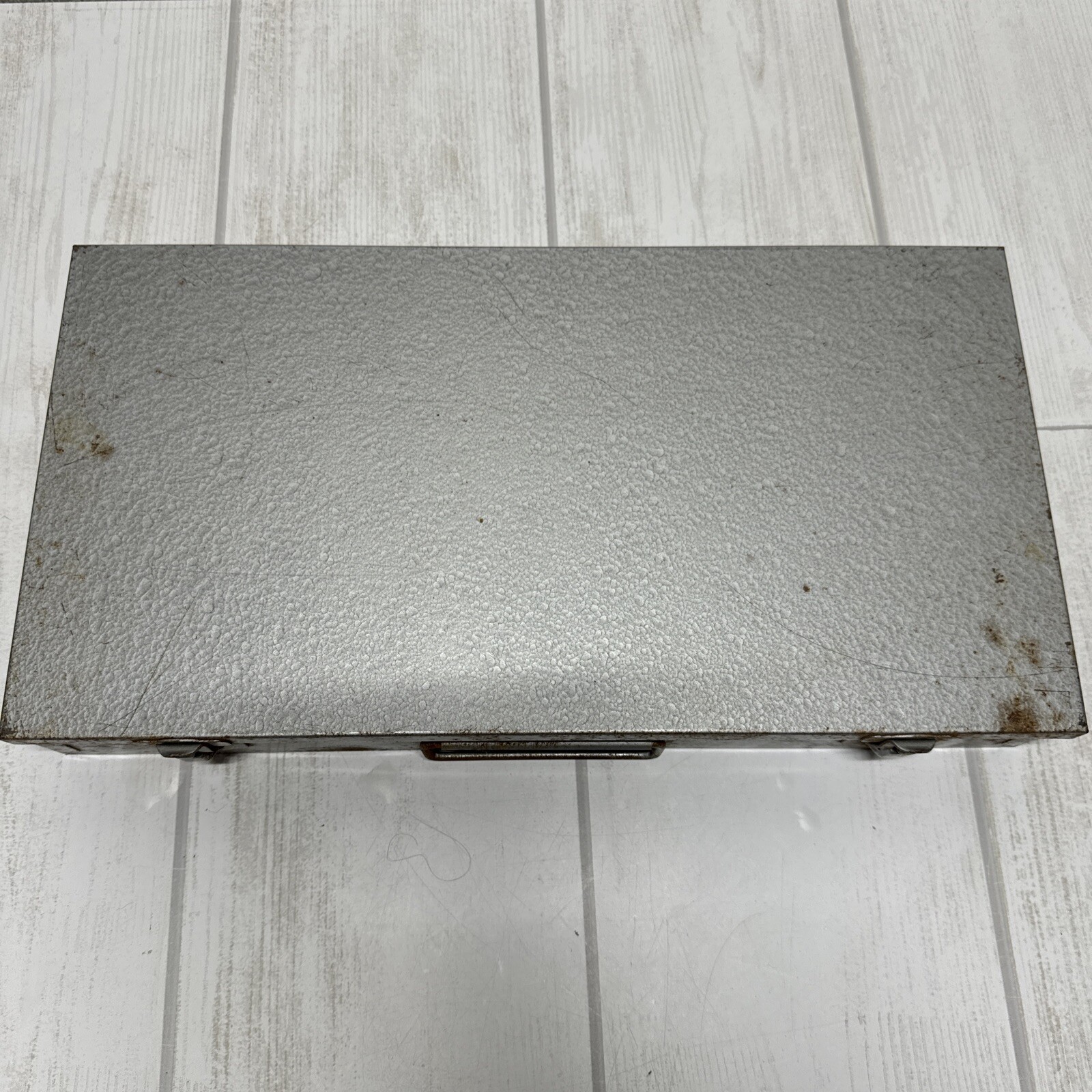 Vintage Brumberger Metal Case W/ Slides Oslo Norway Germany and many others