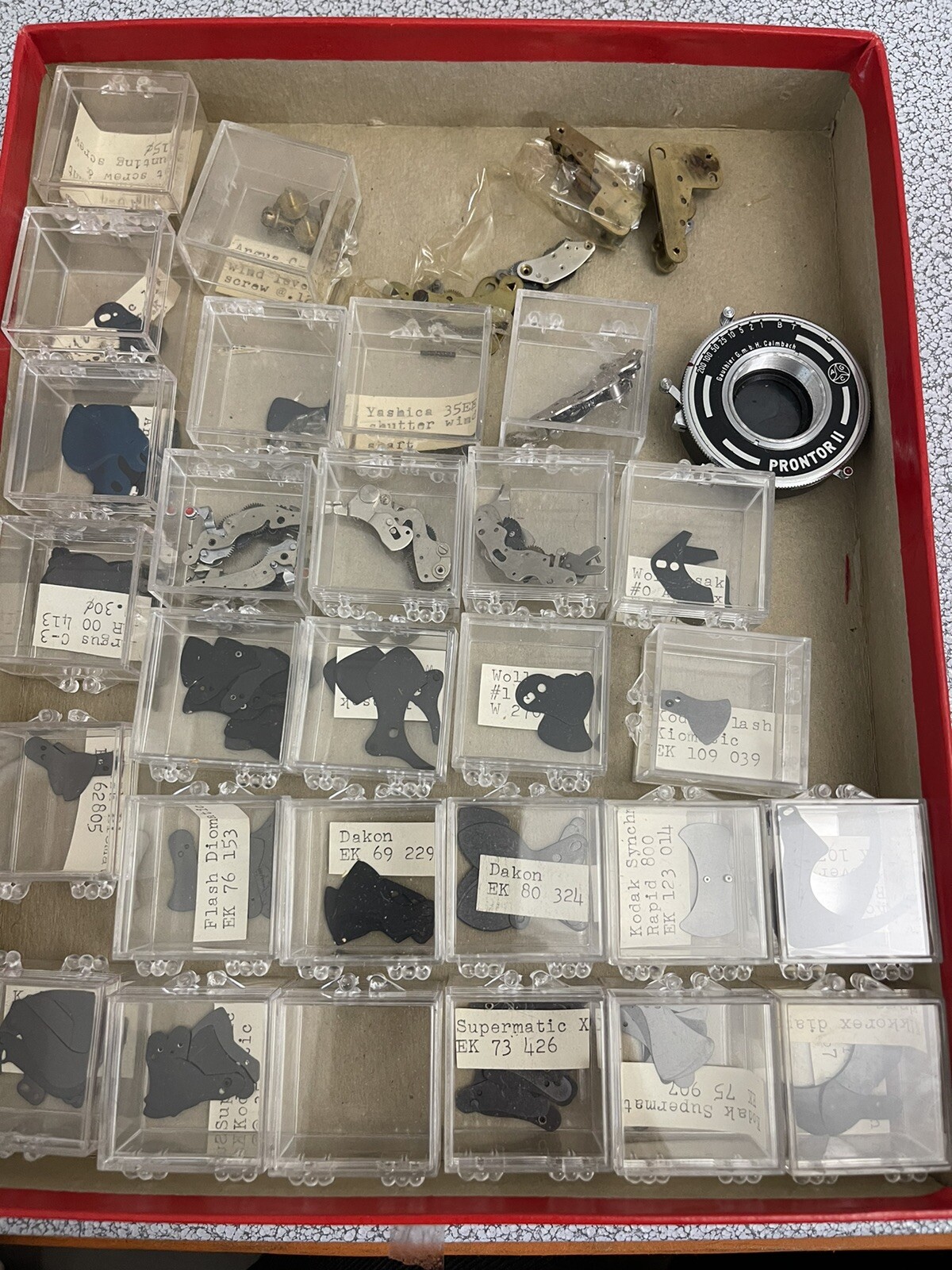 Lot Kodak Wollensak Argus Dakon Shutter Blades & Parts New Old Stock
