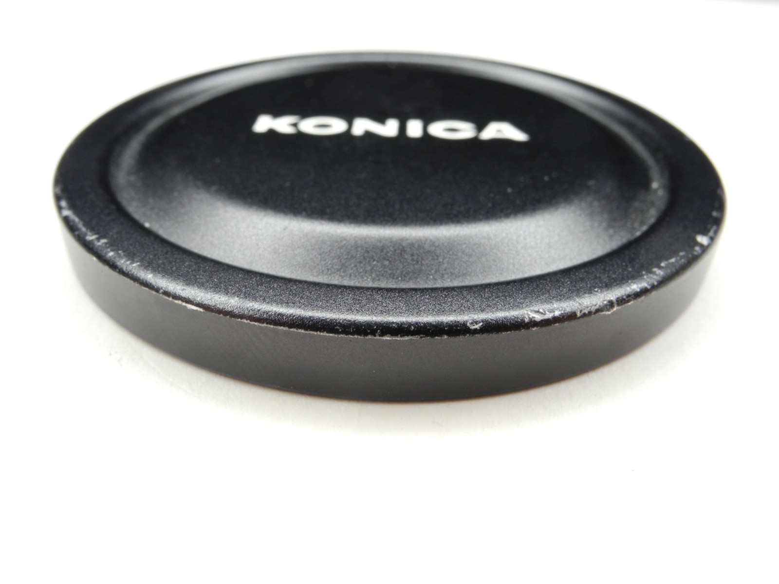 Konica 57mm Push On Metal Front Camera Lens Cap For 55mm Filter Ring