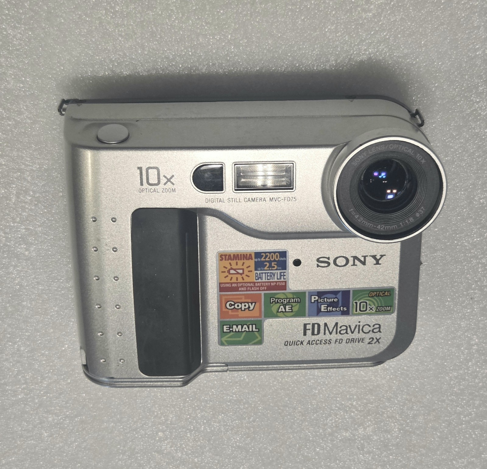 Sony Mavica MVC-FD75 Digital Camera w/Floppy Drive
