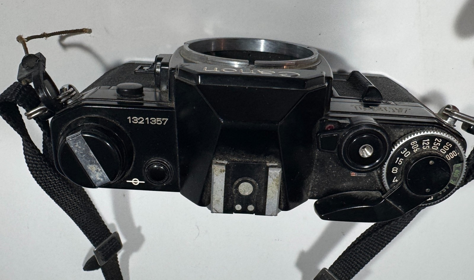 Canon AE-1 Program 35mm SLR Film Camera Body Black Made in Japan-Battery Tested