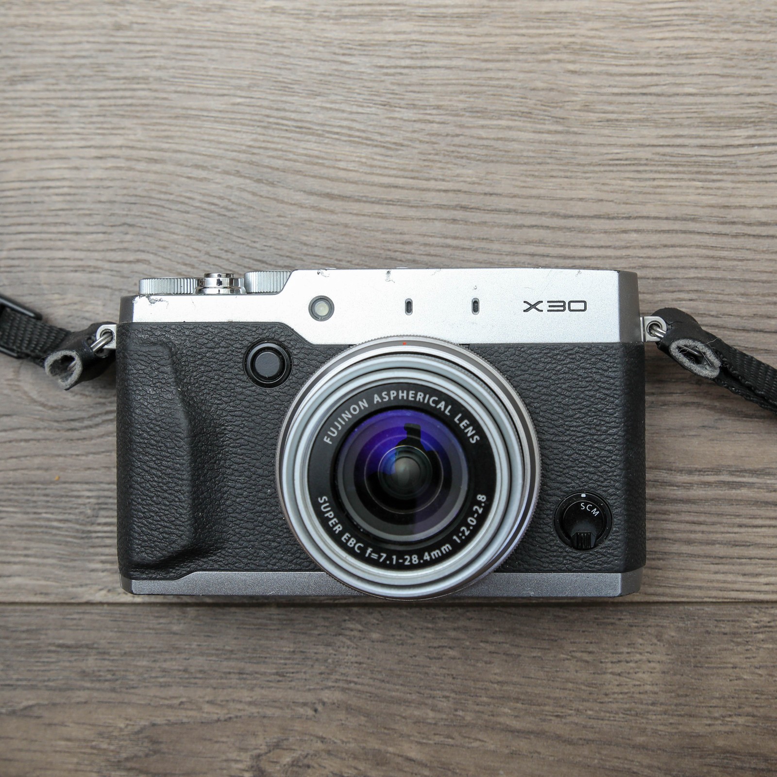Fujifilm FinePix X30 12.0MP Digital Camera Silver with Bag Working & Tested