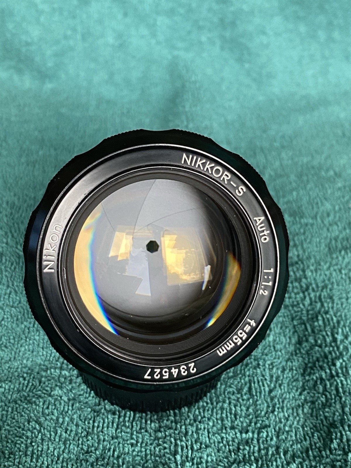 1971 Nikon Nikkor-S 55mm f/1.2 Lens Pre-Ai for Nikon F F2 F2S F2SB 9.5/10 in Box