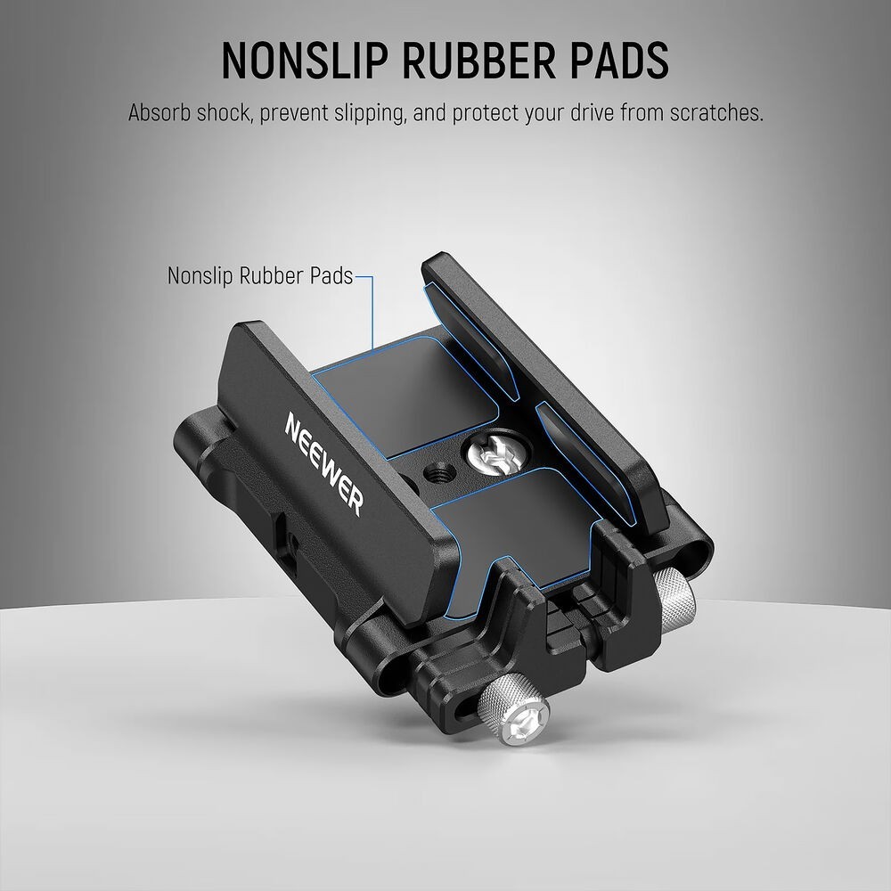 NEEWER UA035 SSD Mount – Cold Shoe/Cable Clamp for T5/T7/SanDisk – Open Box
