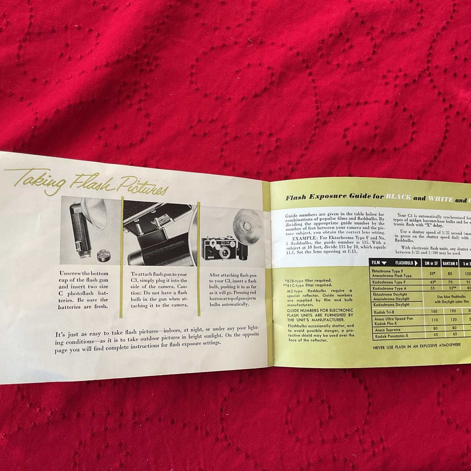 Argus C-3 35mm Camera Owner’s User Instruction Manual
