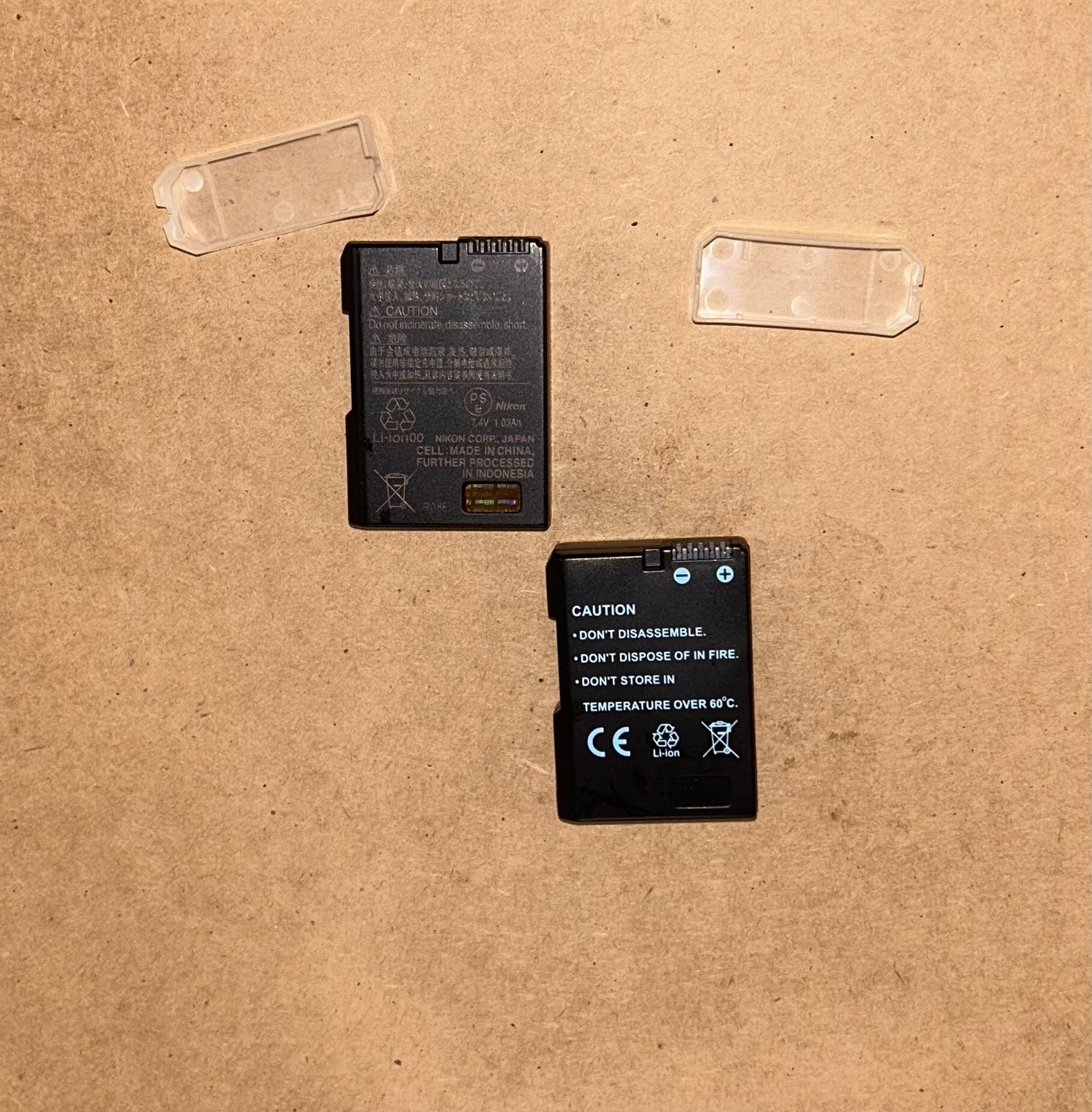 Pair of OEM Nikon EN-EL14a Battery D3100 D3200 D3300 D3400 D5100 D5200 D5300