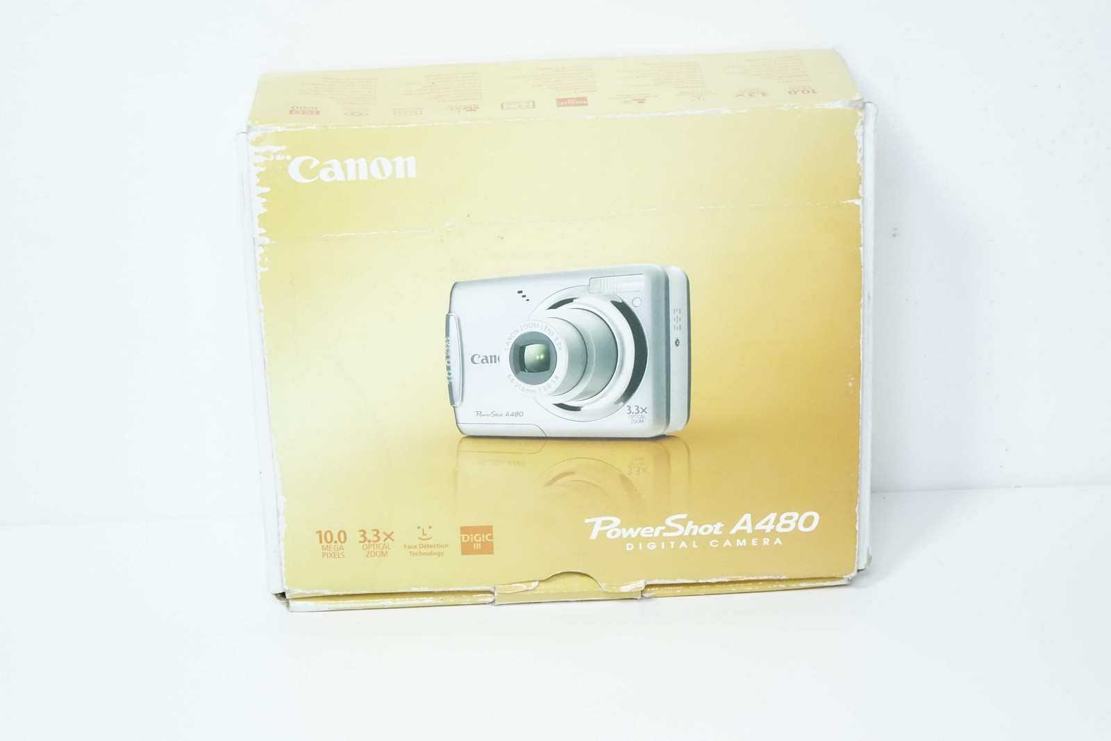 Canon PowerShot A480 Compact CCD Silver – 12 MONTH WARRANTY