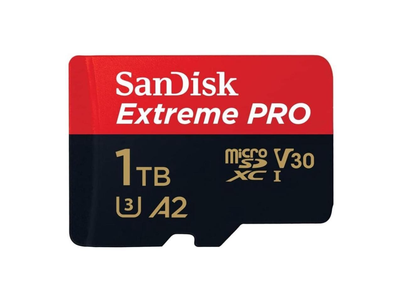 SanDisk 1TB Extreme PRO A2 microSDXC Card UHS-I U3 V30 Read Speed up to 200MB/s