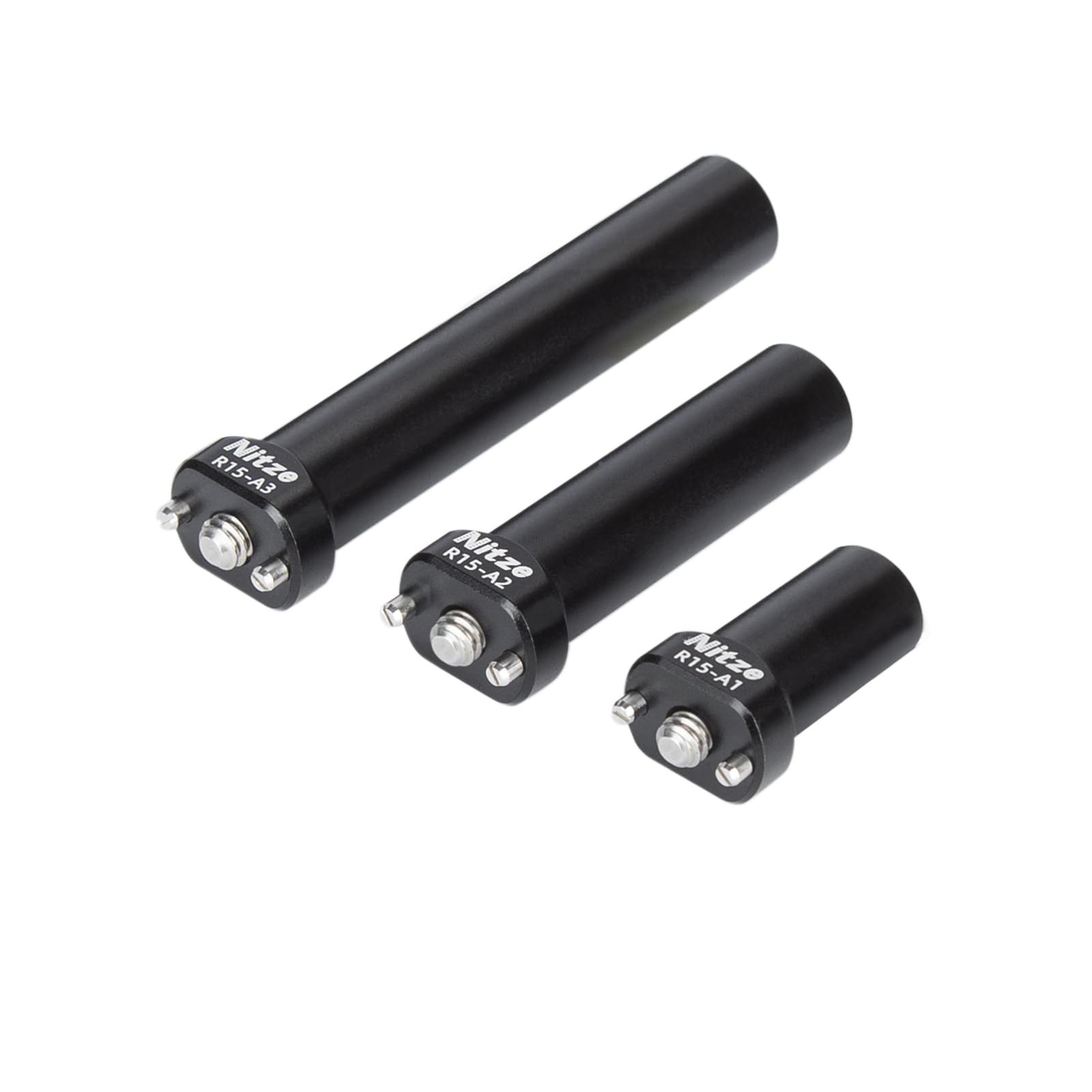 15mm Rod With 1/4″ Screw Locating Pins 3 PCS Set For Camera Cage Handle R15AK