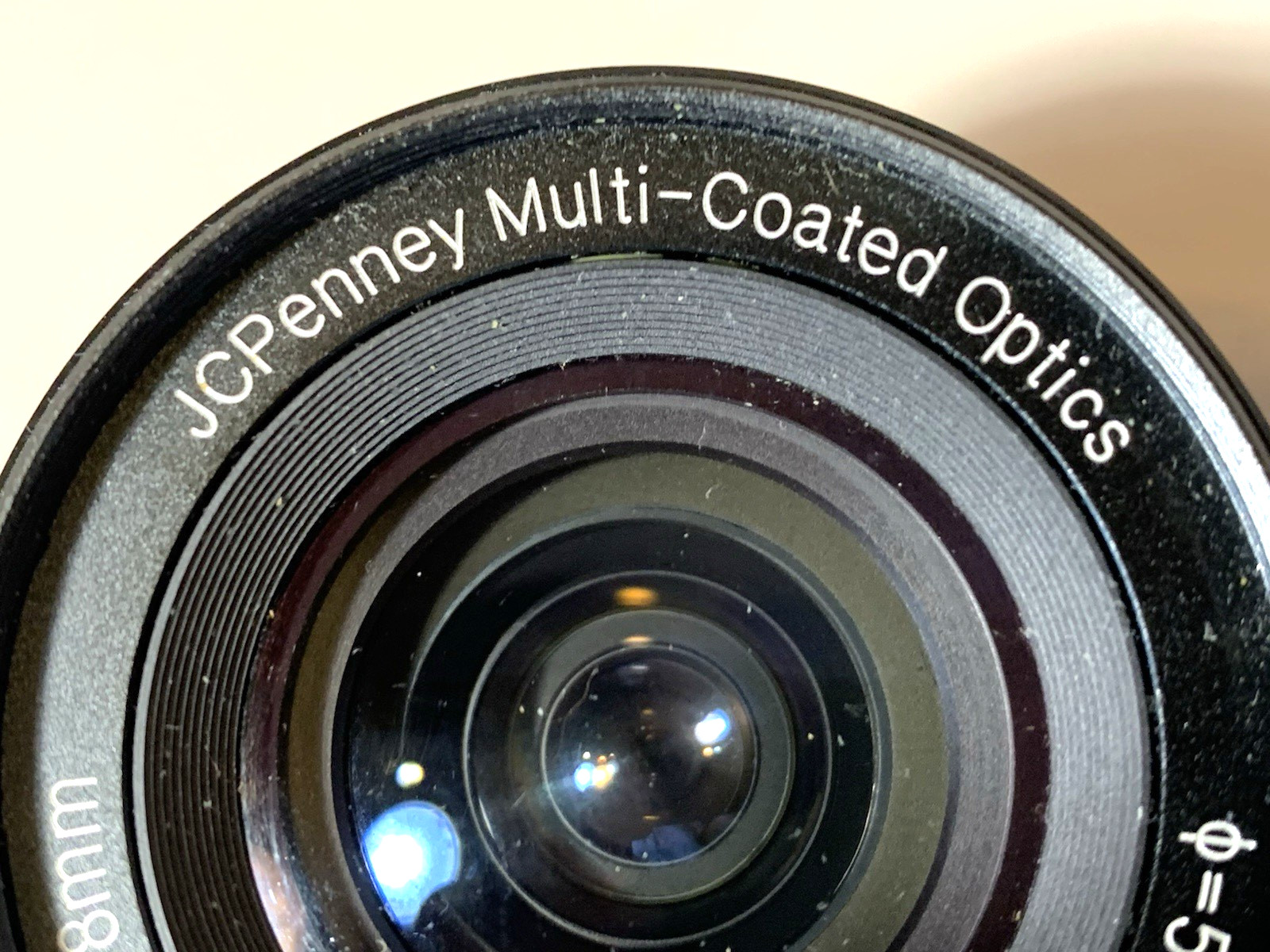 JCPenney Multi-Coated Optics 1:2.8F=28MM 55MM Lens $14 + FREE SHIPPING