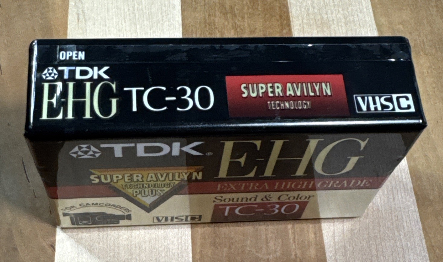 TDK Extra High Grade Sound And Color TC-30 VHS-C Cassette Tape For Camcorders