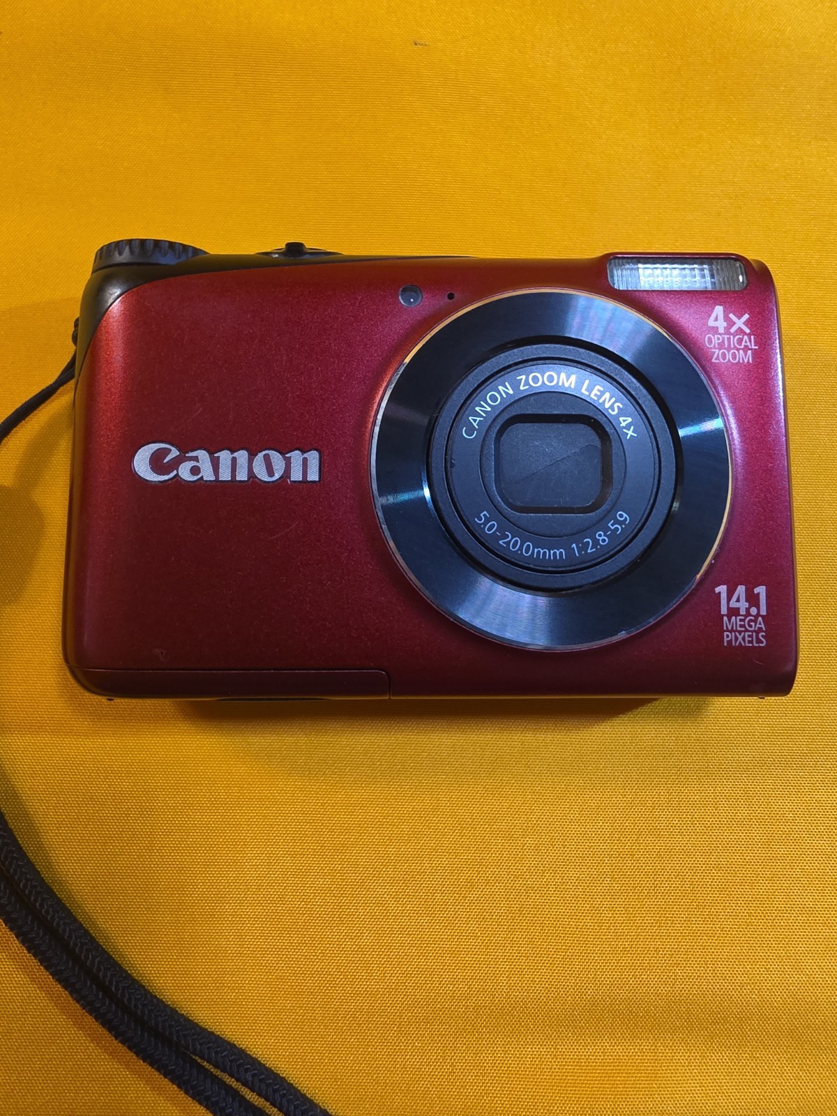 Canon PowerShot A2200 14.1MP Digital Camera + Battery SD Charger Tested