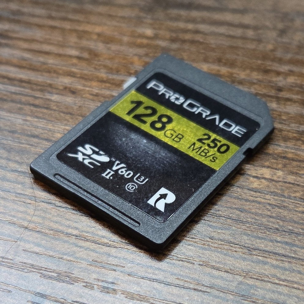 ProGrade Digital SDXC UHS-II 128GB V60 Class 3 250MB/s High Speed Card