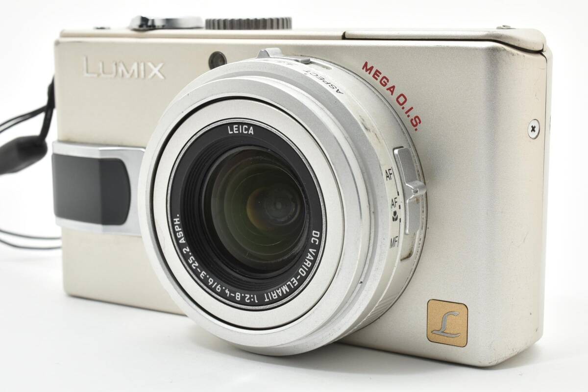 Panasonic LUMIX DMC-LX1 Silver Digital Camera 8.4MP 4x Zoom ISO 80-400 RAW