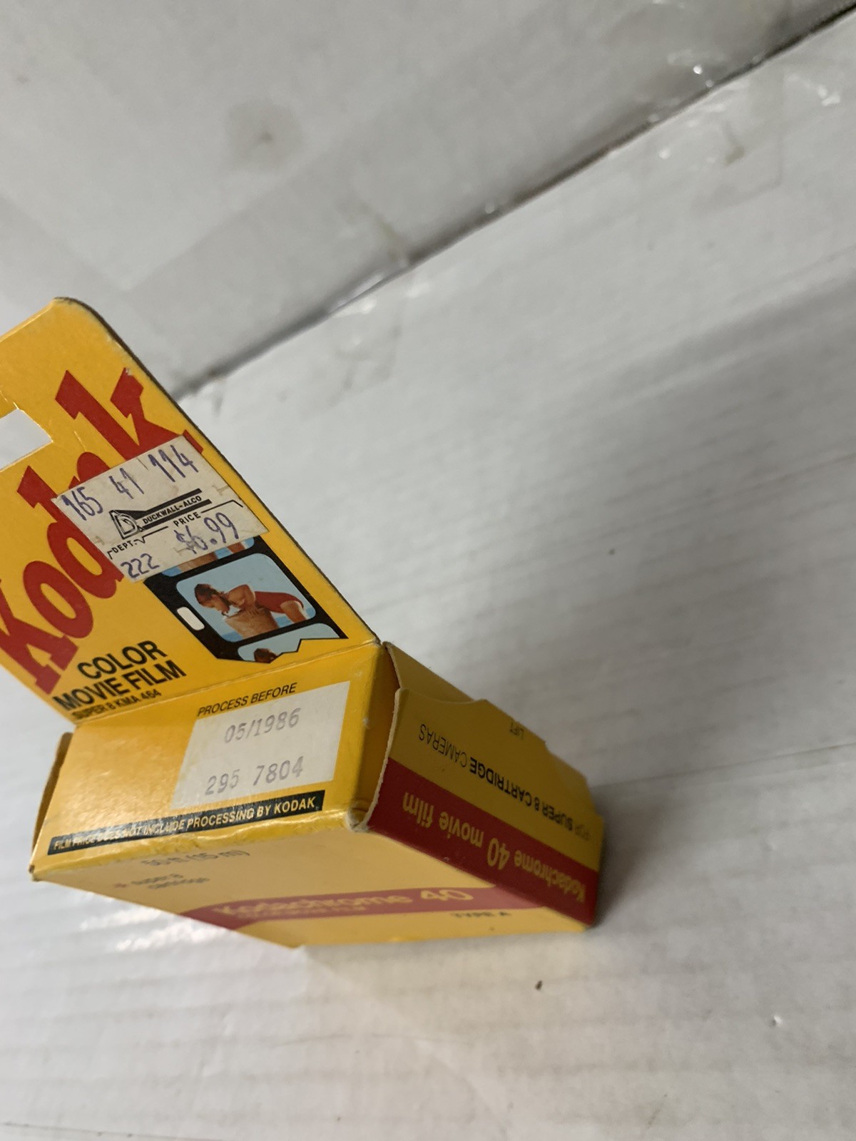 Vintage Sealed Kodachrome 40 Color Movie Film Type A 50 ft Super 8 Cartridge
