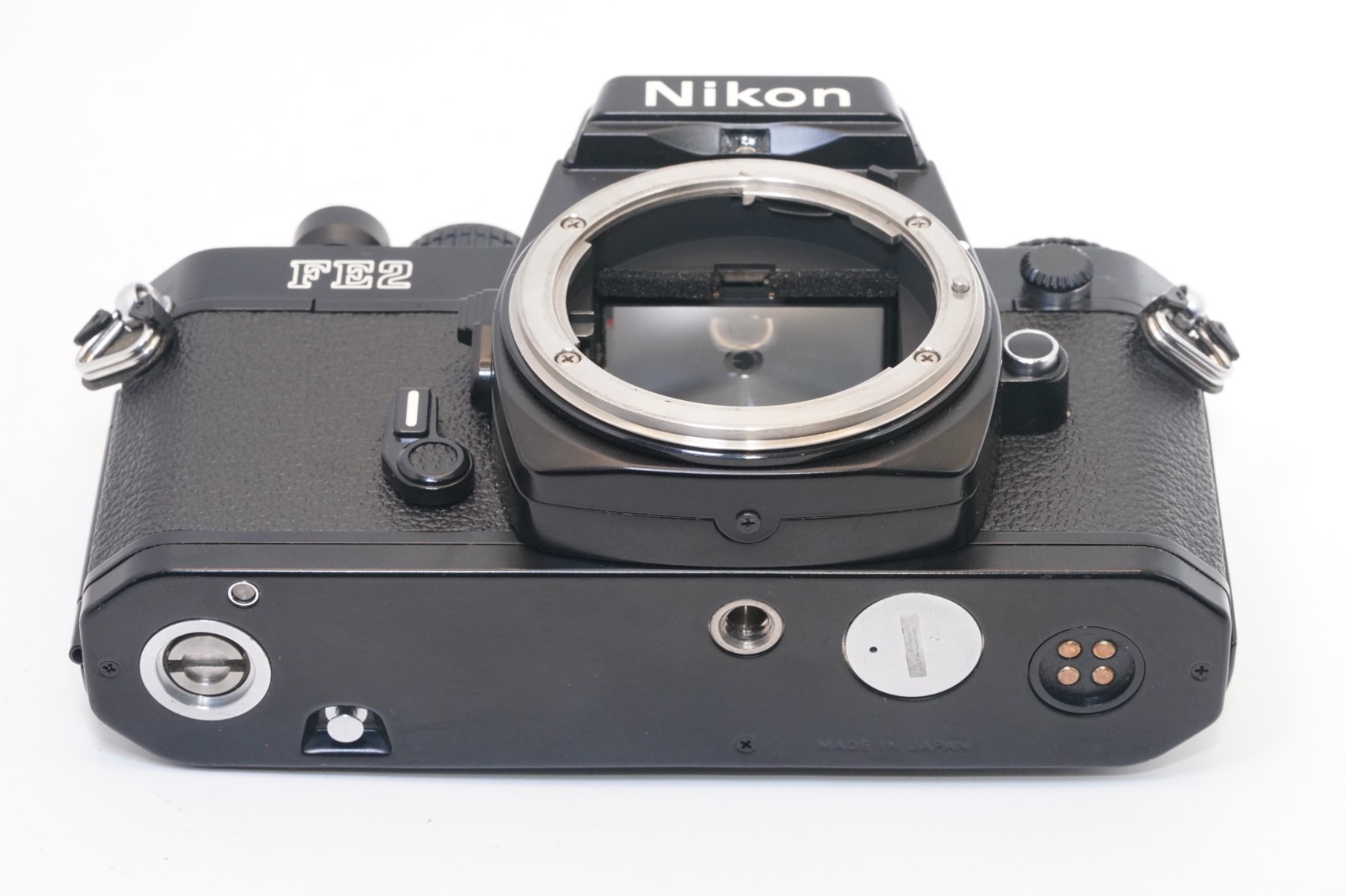 [Near MINT] Nikon FE2 Black 35mm SLR Film Camera Ai 24mm F3.5 Lens From JAPAN