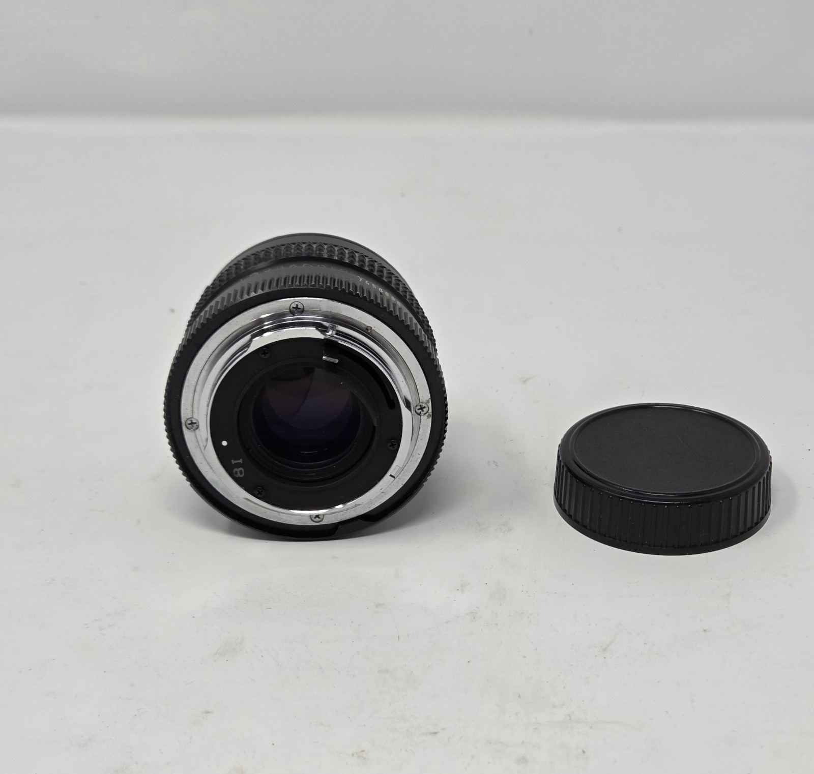 Konica Hexanon AR 50mm f/1.7 Lens Manual Focus Japan w/ Caps Clean