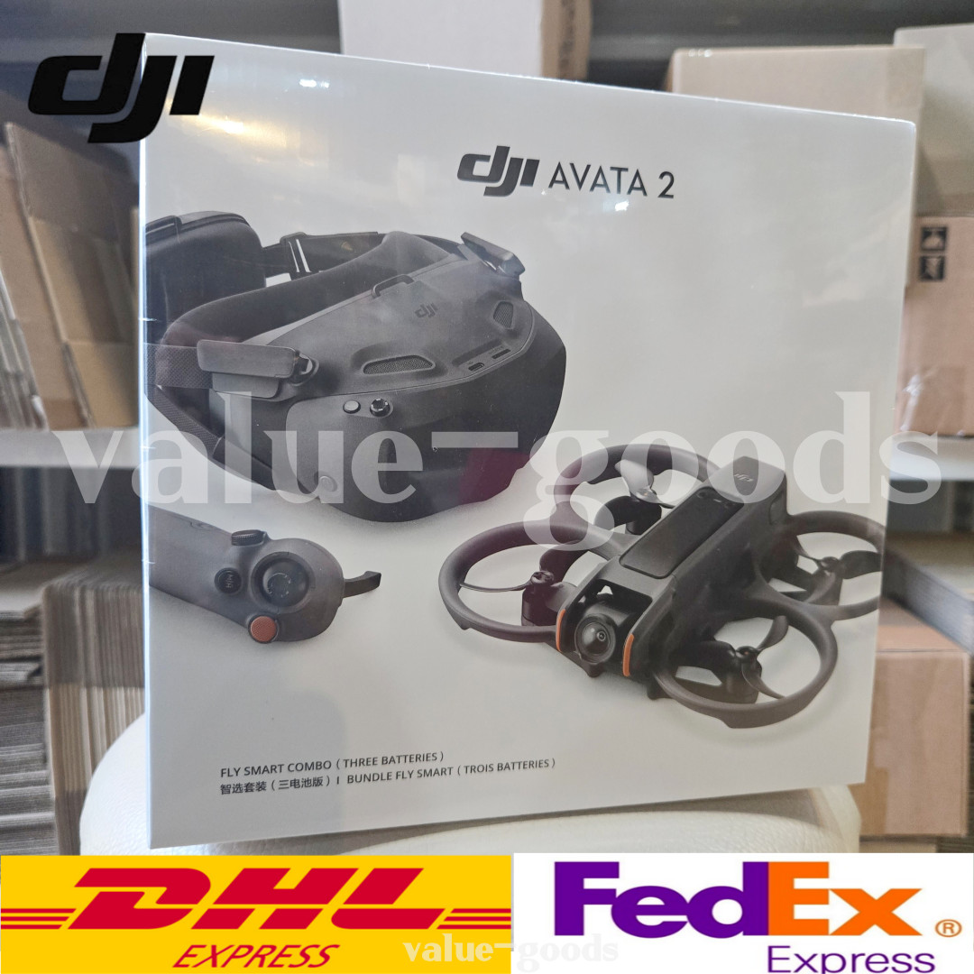 [NEW] DJI Avata 2 Fly Smart Combo Drone (3 Batteries +Goggles N3+RC Motion 3)