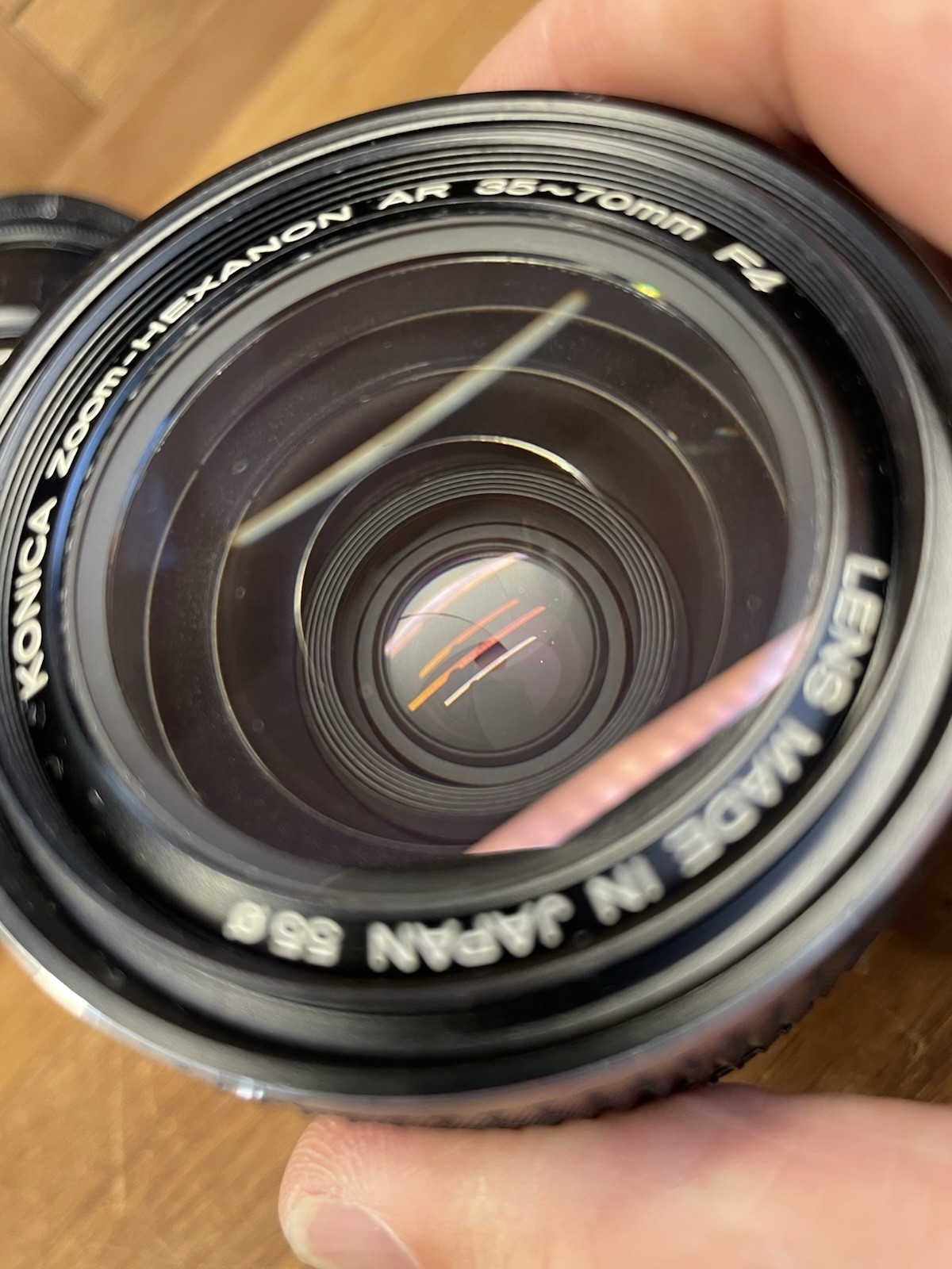 *Mint* Konica Zoom Hexanon AR 35-70mm F/4 w/ Exc+5 Hexanon AR 28mm F/3.5 Lens