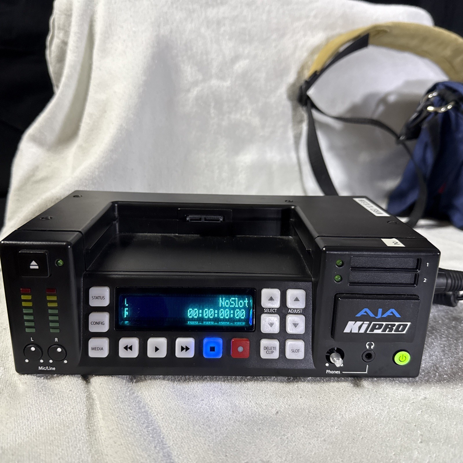 Aja Ki Pro HD/SD Video Recorder and Player with AC Power Adapter & Carrying Case
