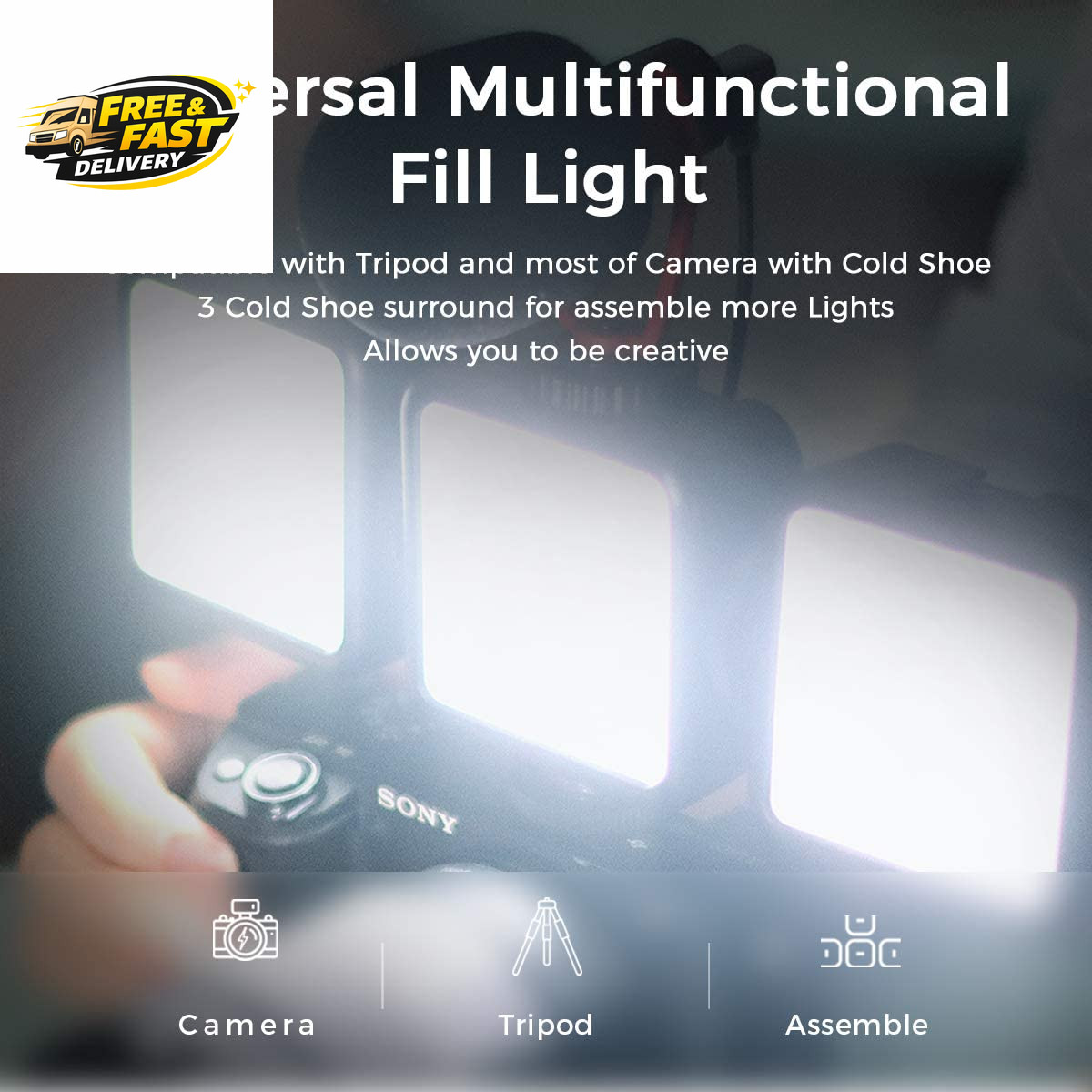 ULANZI VL-81 3000Mah Bi-Color LED Video Light W Softbox – 3200K-5600K+CRI95
