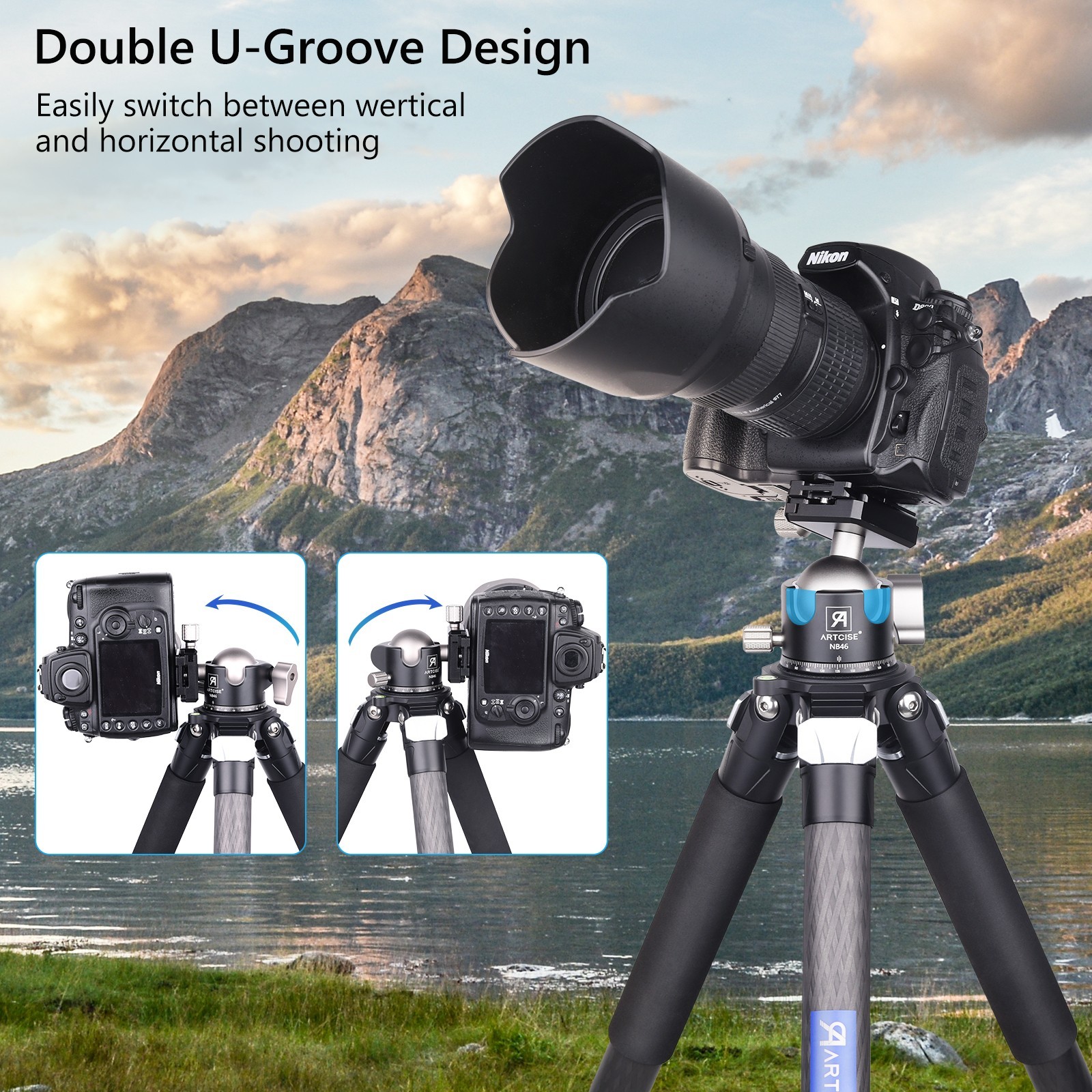 1/4″ Swivel Mini Ball Head Screw Tripod Mount Lock for Camcorder Light Bracket
