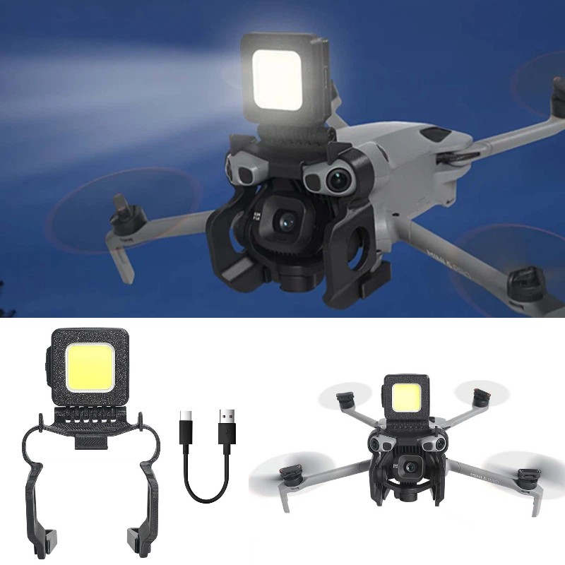 For DJI Mini 5 Pro Drone Gimbal Guard Protector Bumper w/ LED Light Accessories