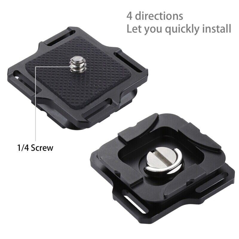 Waist Capture Camera Clip Aluminum Alloy Quick Release Clip with Plate
