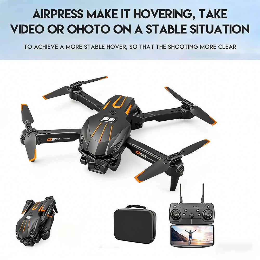 Drones Quadcopter 5G 8K D88 Drone with HD Dual Camera WiFi FPV Foldable RC