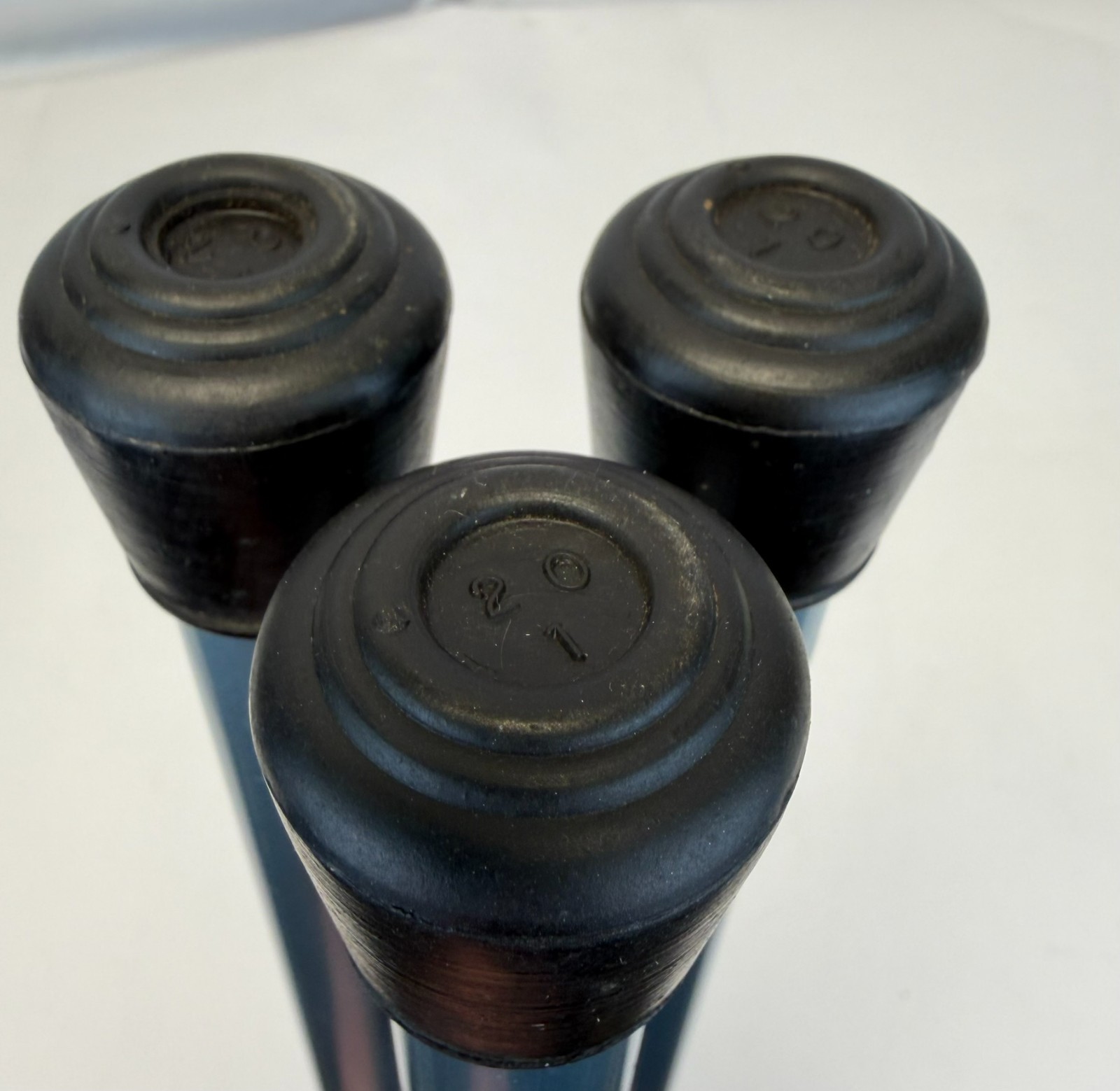 Safe-Lock Flip Lock Model-FL Tripod Blue Aluminum Frame 26″ – 60” – VTG Ex Cond