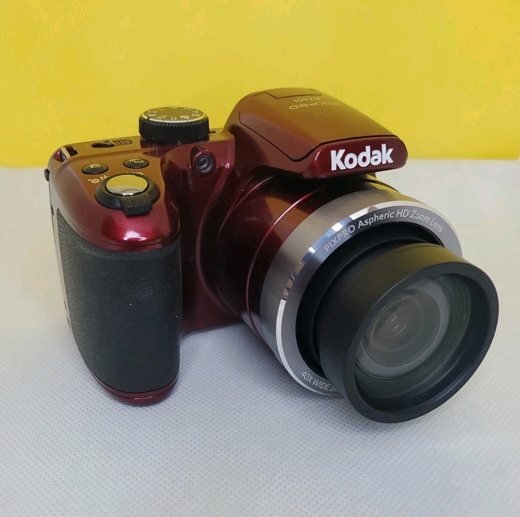 KODAK PIXPRO AZ401 Digital Camera 16MP 40X Zoom HD 720p – Red -Open Box