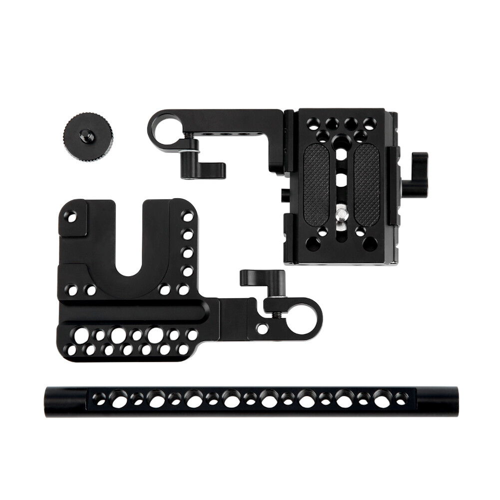 NICEYRIG DSLR Half Cage for Canon EOS-1DC 1DX Nikon D3X Fujifilm X-T2 Sony A7 A9
