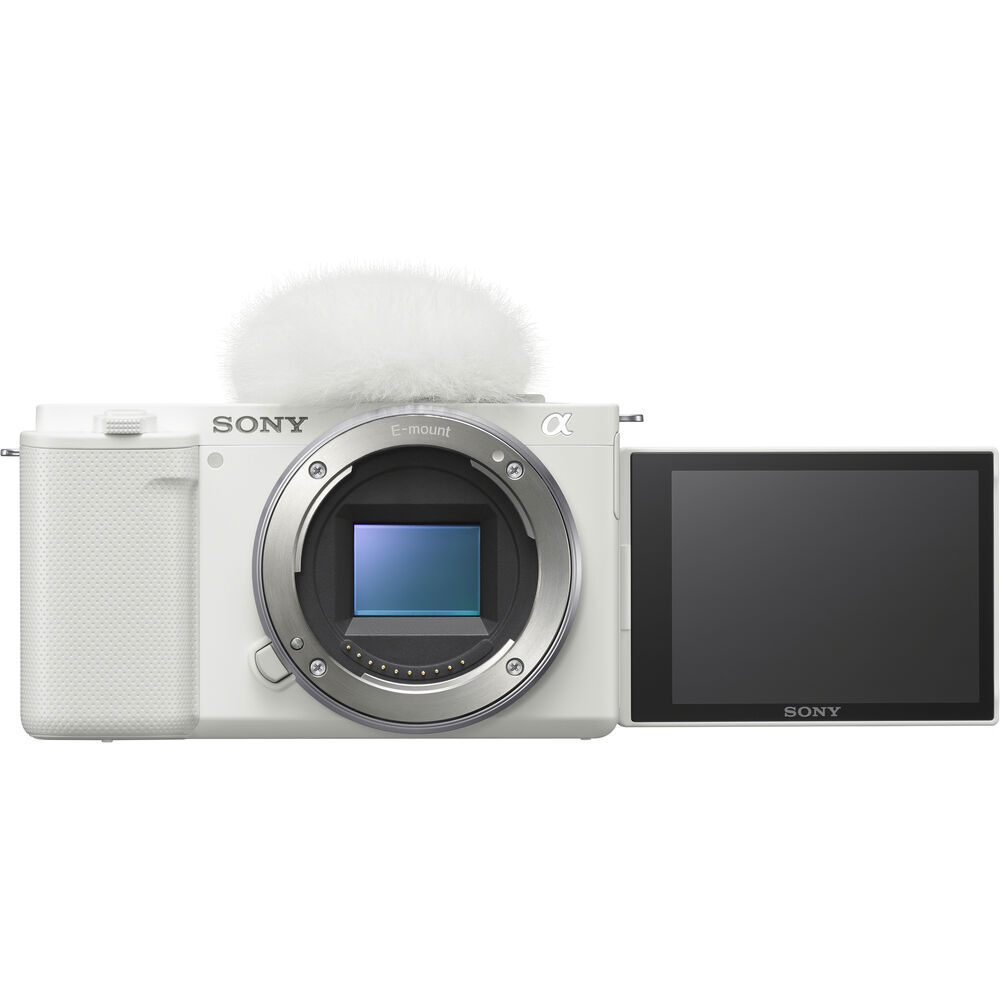 Sony ZV-E10 Vlogging Camera – White – 2 Year Warranty – UK FREE Delivery