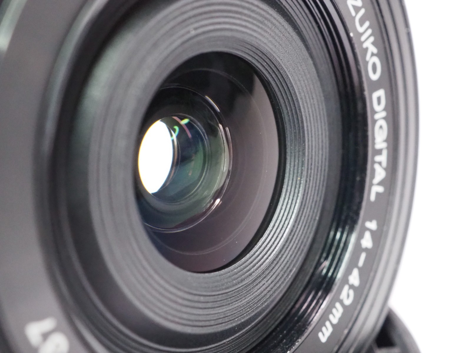 [Near MINT w/Caps] Olympus M.Zuiko 14-42mm f/3.5-5.6 EZ Pancake Lens Black