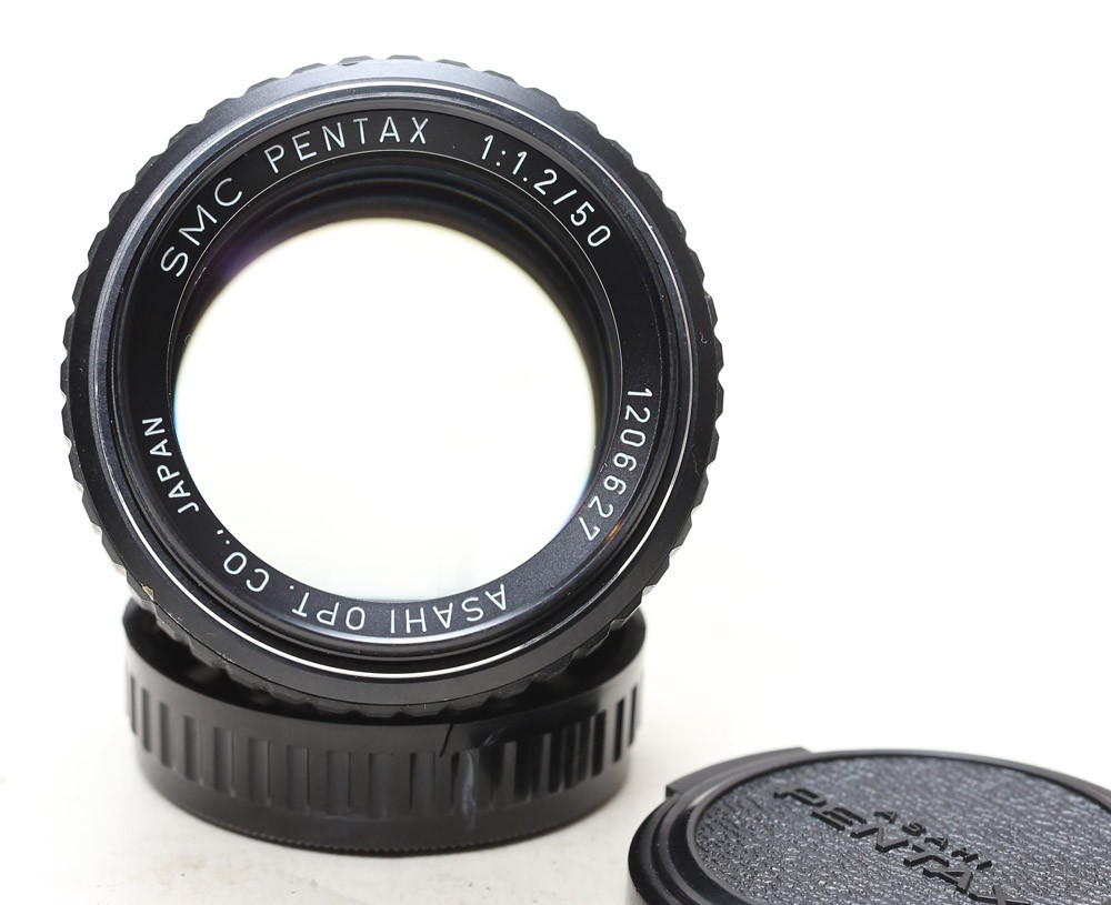 Pentax SMC 50mm f/1.2 manual focus lens